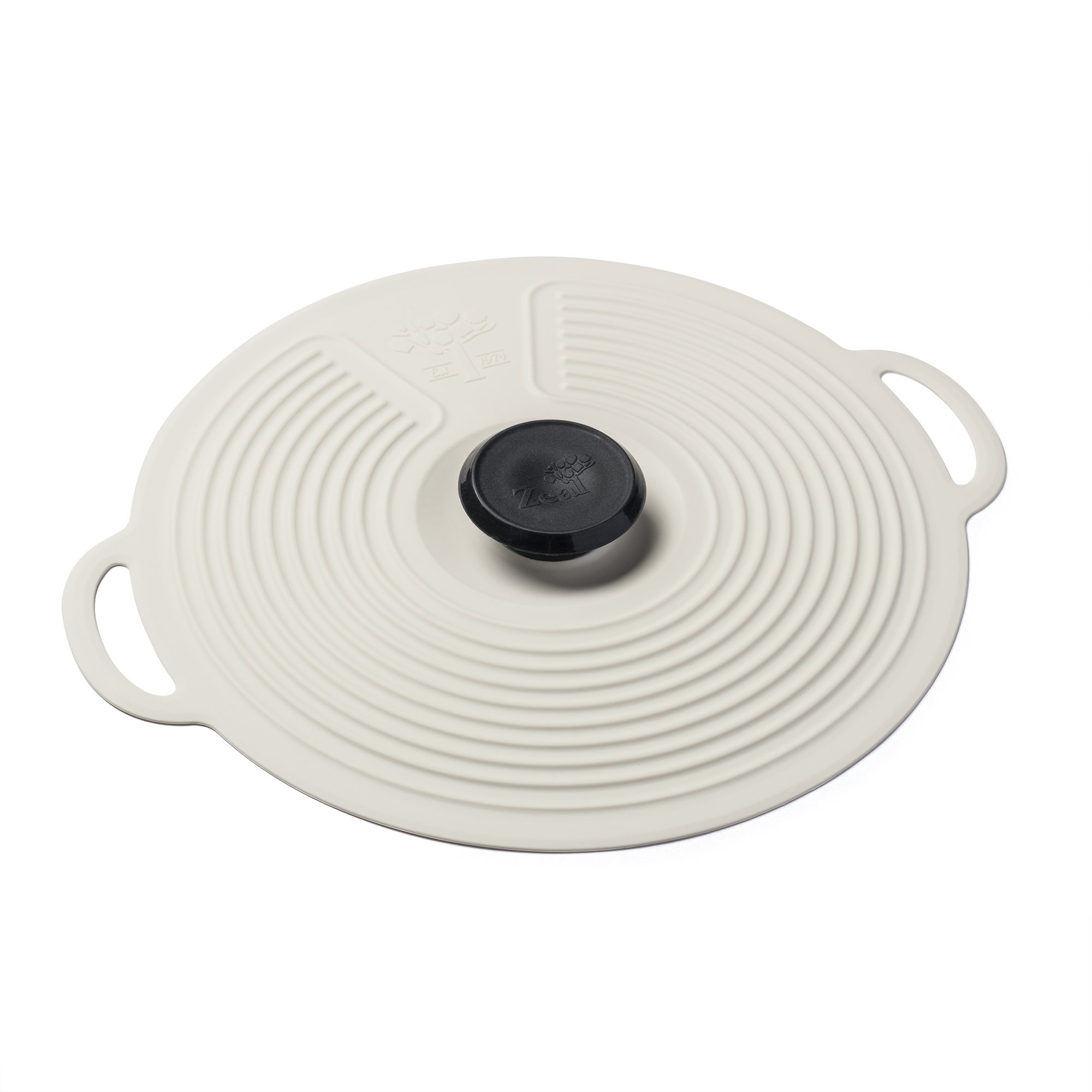 Zeal Silicone Keep Fresh Storage Airtight Seal Lid Reusable Eco-Friendly Classic Design Cream (28cm, 11")