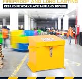 Horison Industries COSHH Cabinet Fire Proof Flammable Storage 430x415x365mm view 4
