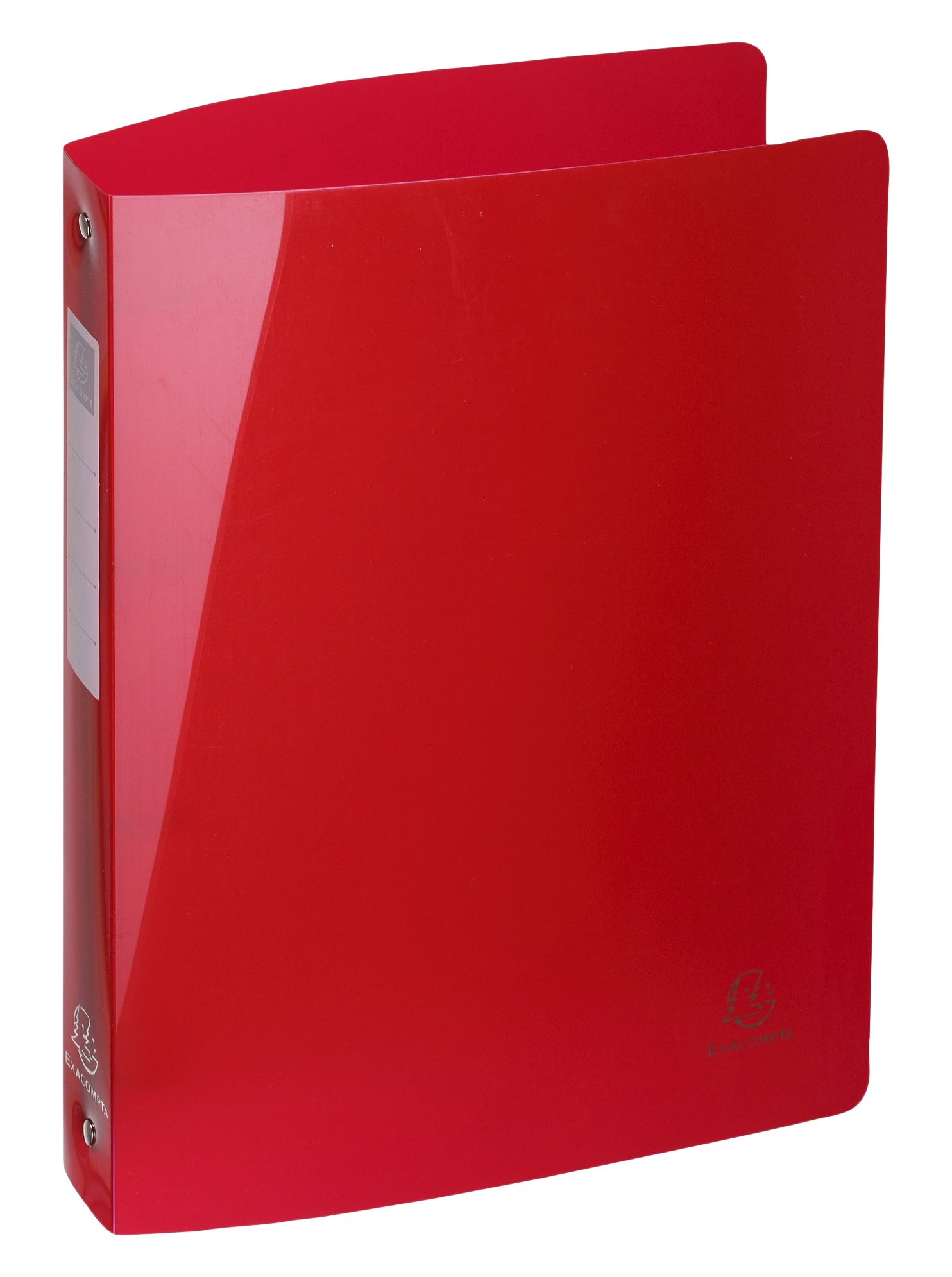 Exacompta - Ref. 51770E - Iderama semi-rigid PP binder - 4 round rings, diameter 30 mm - Spine 40 mm - External dimensions: 32 x 26.8 cm - Format to file A4 Maxi - 10 random colors