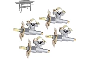 BBQration Griddle Burner Valve for Blackstone 36 Inch Griddle, Metal Globe Valve with Heat-resistant Body, 1/2 in Threaded In