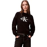 Calvin Klein Women's Monogram Logo Crewneck Sweatshirt