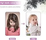 Hanyousheng Elastic Hair Bands 1000 Pieces Black White Mini 1.5cm Diameter view 7
