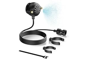 LNAUY Misting Attachment Compatible with Shark FlexBreeze Mister Fan FA20XMIST FA222 FA202 Replacement for Instacool Fan Mister Hose Accessory- Lower Temperature and Double Reinforcement Design