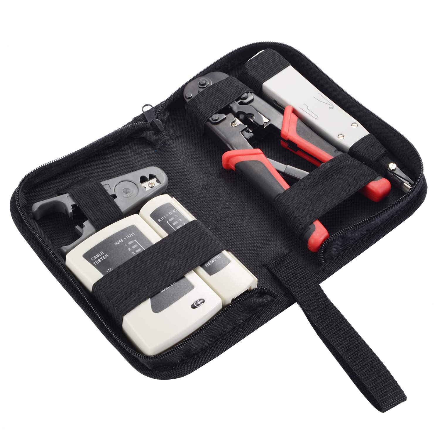 Matgo Tool Kit 6 Sets Ratcheting Crimping Cutter RJ45 RJ12