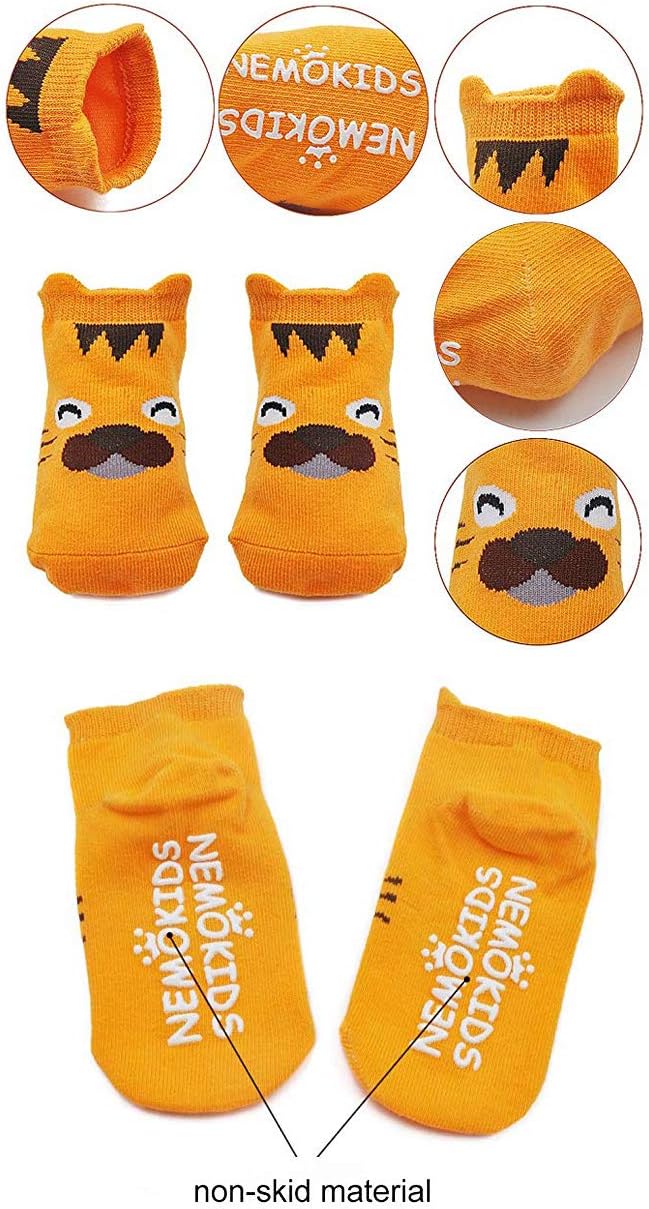 4 Paires 0 2 Ans S Aidshunn Bebe Chaussettes Tout Petit Anti Derapant Dessin Anime Mignon Coton Animal Unisexe Enfant Nouveau Ne Printemps Automne Vetements Bebe Ram Mount Co Uk