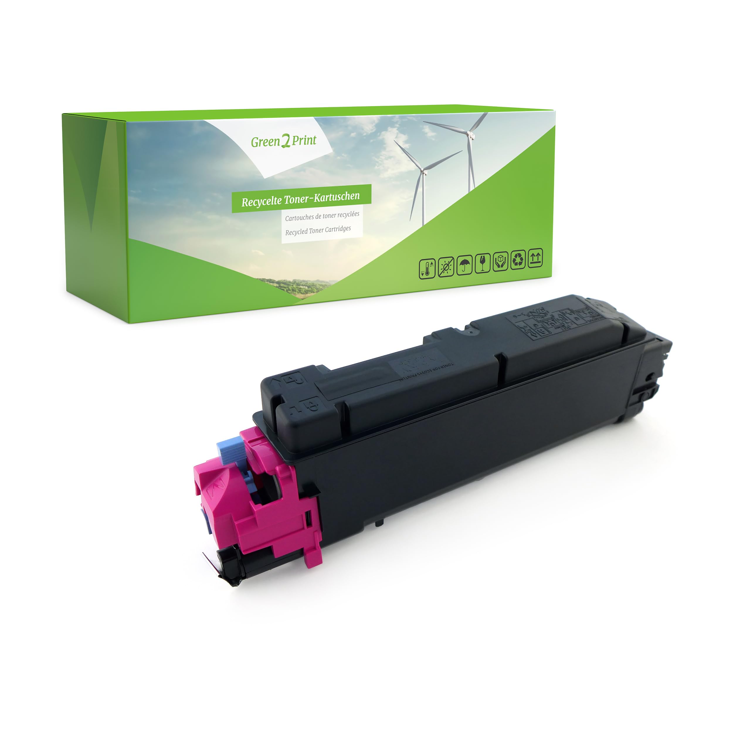 Green2Print Toner magenta 10000 pages replaces Kyocera TK-5150M, 1T02NSBNL0 Toner cartridge for Kyocera ECOSYS M6035CIDN, M6530CIDN, P6035CDN