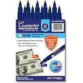 Dri Mark 10 Pack Counterfeit Bill Detector Marker Pen with Bioguard, Made in The USA, Pocket Size, Fake Money Checker - Money Loss Prevention Tester &amp; Fraud Protection for U.S. Currency
