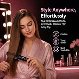 Baomaeyea Go Brush Pro UK Cordless Hair Straightener Brush 3 Temperatures view 4