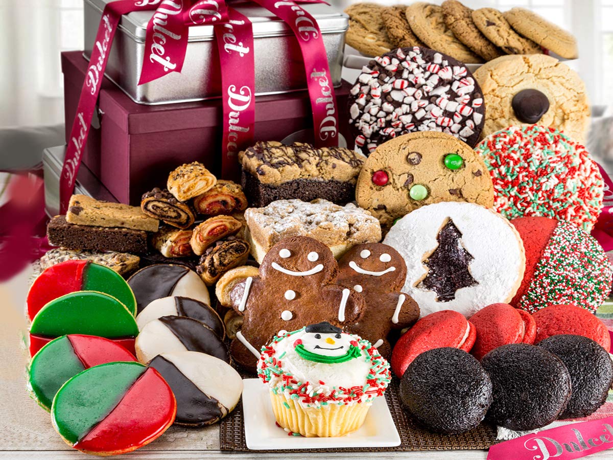 Dulcet Gift Basket Ultimate Deluxe Holiday Gift Tower of