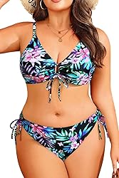 Daci Women's Plus Size Triangle Bikini Set, Sexy