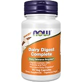 NOW Supplements, Dairy Digest Complete, Digests Lactose*, 90 Veg Caps