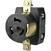 Marinco Power Products CS8169 50A 3 Phase 480V 3P4W Locking Receptacle