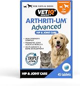 VETIQ Arthriti-Um Advanced Hip & Joint Care Tablets 45 for Cats & Dogs view 1