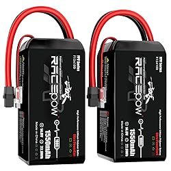 RACEPOW 1550mAh 14.8V 100C 4S Lipo Battery Pack