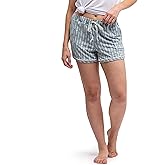 Hello Mello Signature Lounge Shorts Womens Soft Relaxed Pajama Bottoms Roomy Wide Leg Drawstring Waist Side Pockets