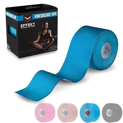 Effekt Manufaktur Kinesiologie Tape in verschiedenen Farben (5m x 5cm) - Kinesiotapes wasserfest und elastisch für Sport - Ph