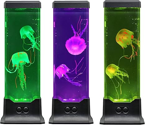 lampara de lava electrica con efecto de luz que cambia de color tanque de peces de gelatina luz nocturna para decoracion de acuario regalo perfecto