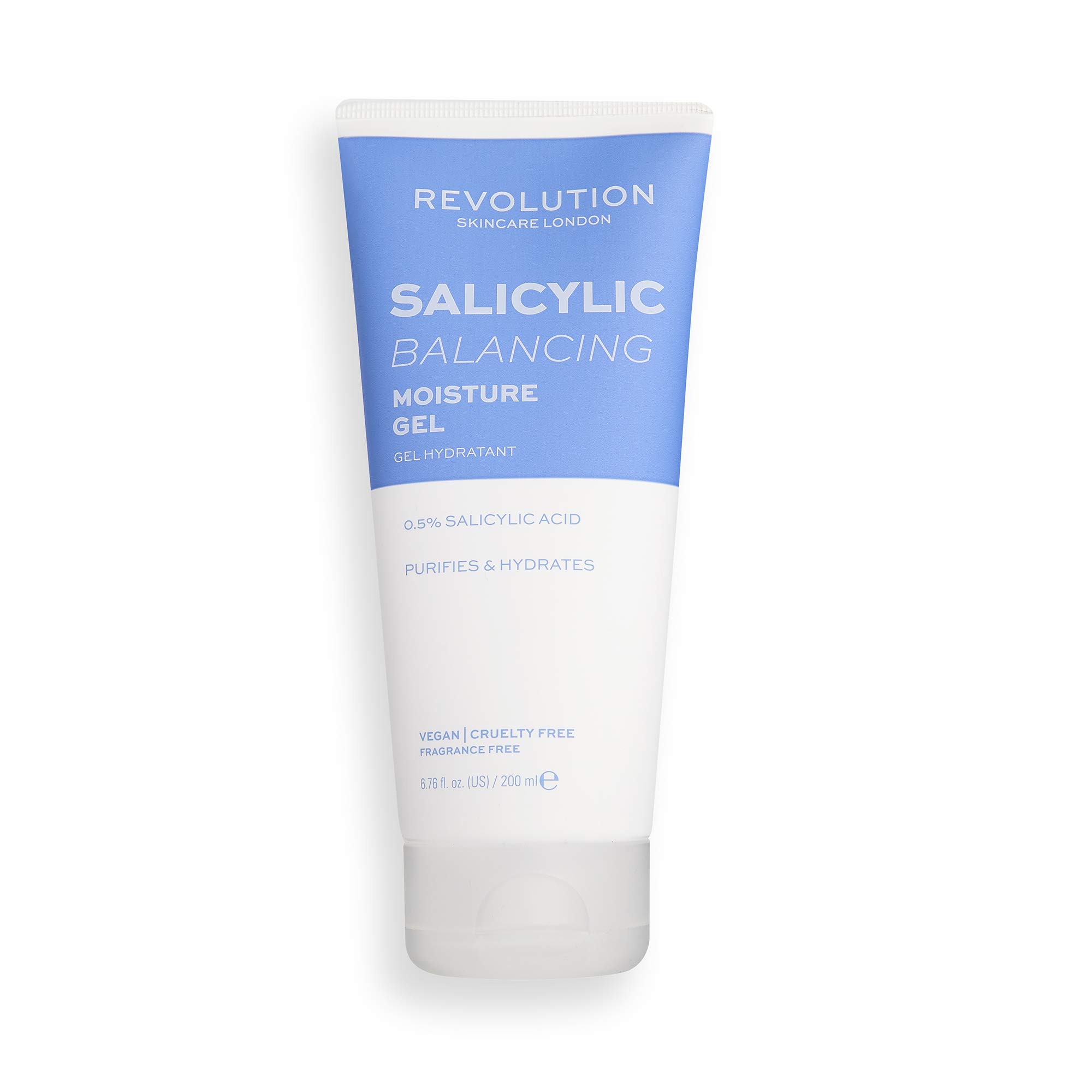 Revolution Beauty London Skincare, Salicylic Balancing, Moisture Gel, 200ml