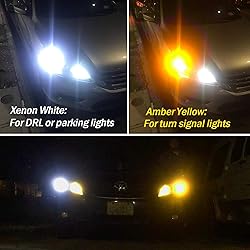 BRISHINE 7443 Switchback LED Bulbs Extremely Bright