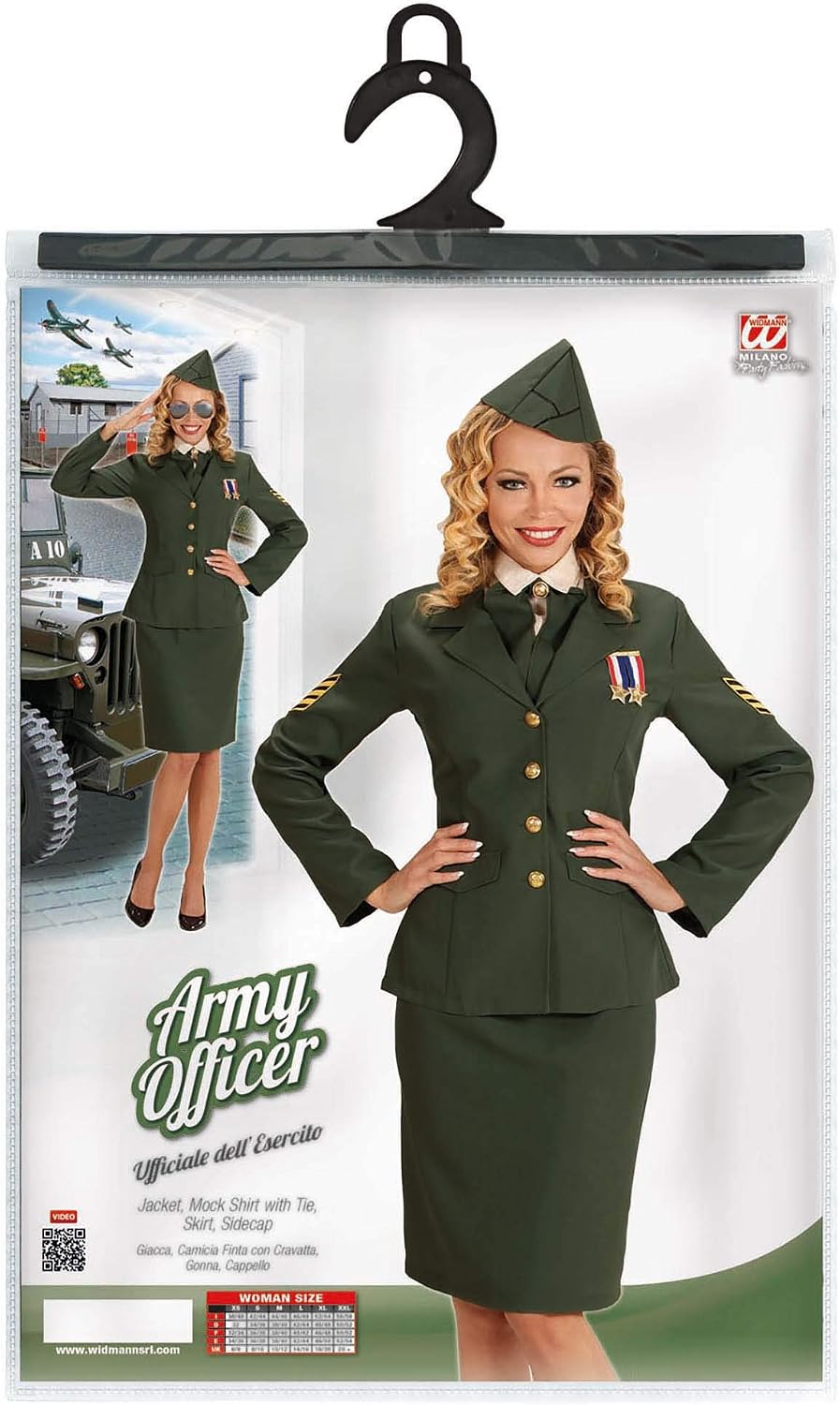 Widmann wdm59174 ? Official Costume of the Army, Green, Large, Size 18-20, Ladies -> Size 18-20 - Image 3