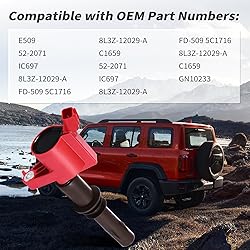Pindex 8 Pack DG521 Ignition Coil Compatible with