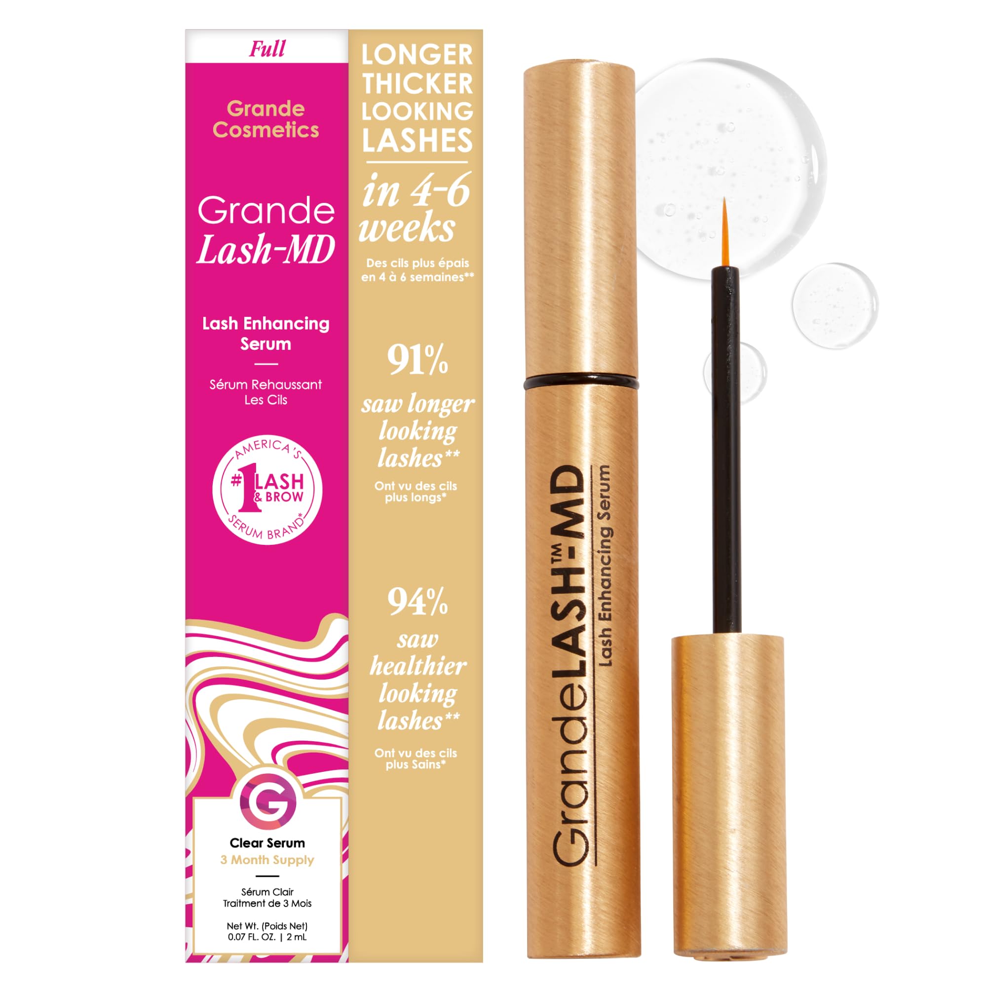 Photo 1 of Grande Cosmetics Lash Enhancing Serum,2 mL