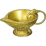 KAPASI Handicrafts Brass Akhand Oil Diyas for Puja Room