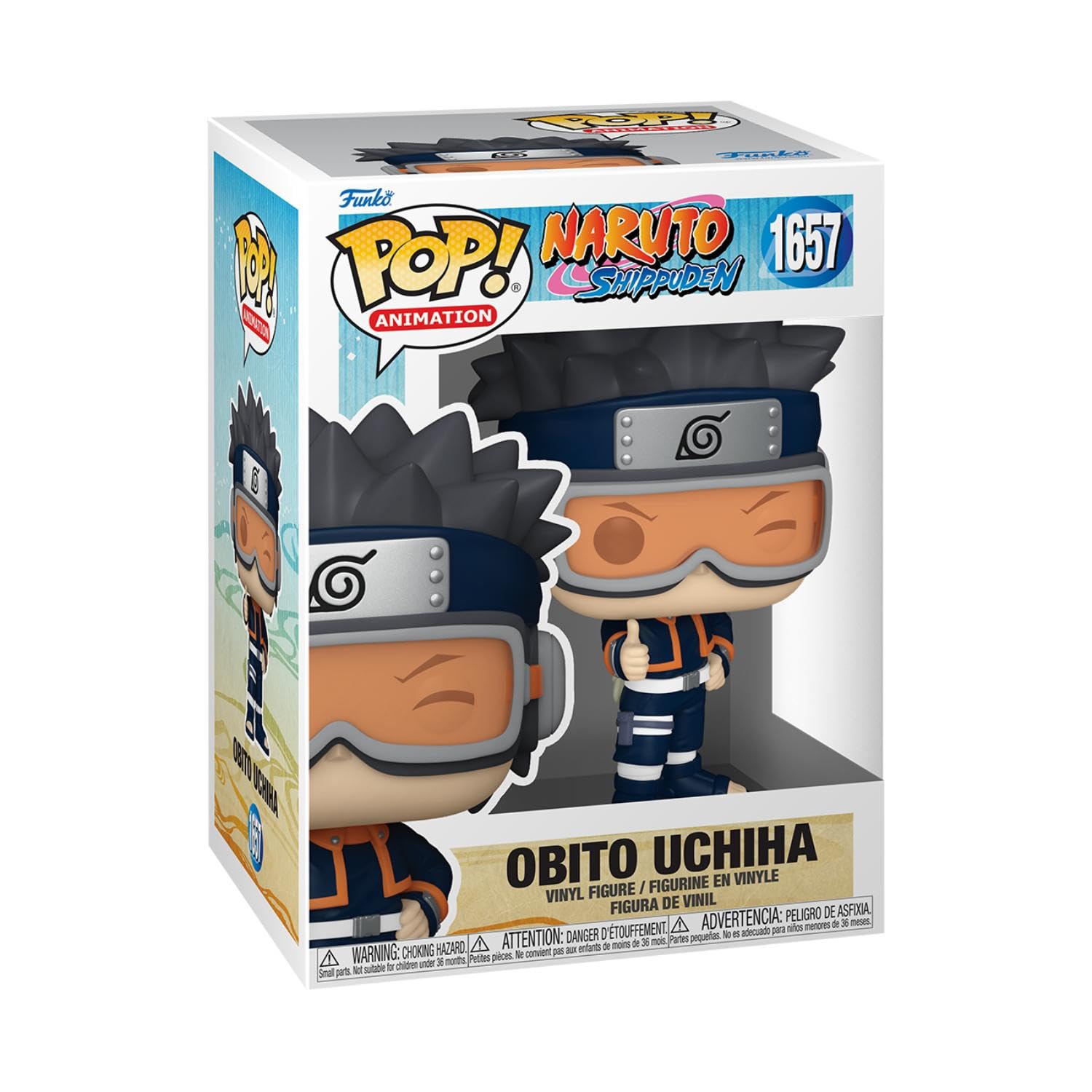 Funko Pop! Animation: Naruto - Obito Uchiha - (Kid) - Naruto Shippuden - Collectable Vinyl Figure - Gift Idea - Official Merchandise - Toys for Kids & Adults - Anime Fans