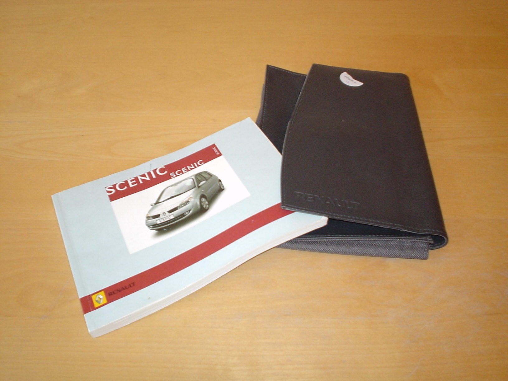 RENAULT SCENIC II OWNERS MANUAL HANDBOOK c/w WALLET (2003 - 2009) - 1.4 1.6  2.0 2.0T LITRE PETROL 1.5 1.9 dCI TURBO DIESEL ENGINE - OWNER'S HAND BOOK  MANUAL ...