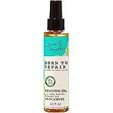 Carol's Daughter Born To Repair Reviving Hair Oil for Dry Damaged Hair & All Curl Types, Made with Shea Butter, 4.2 Fl Oz