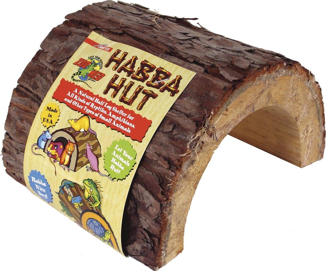 Zoo Med HH-L Habba Hut,Black, Large