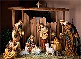 CSFOTO 7x5ft Full Size Nativity Scene Backdrop
