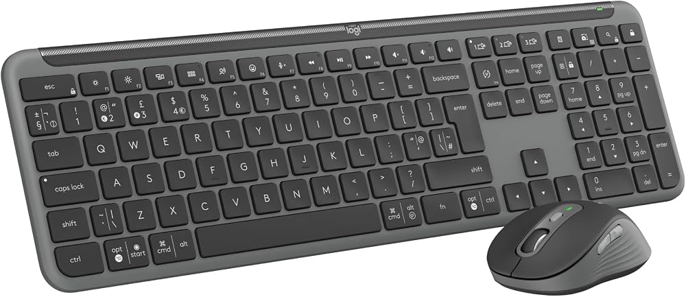 Logitech MK950 Signature Slim Keyboard and Mouse Combo Graphite