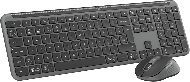 Logitech MK950 Signature Slim Keyboard and Mouse Combo Graphite