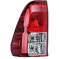Aishangtao Car lights Tail Lamp For T&oyota For Hilux For Revo For Rocco 2015-2020 Rear Tail Light Brake Lamp With Wire Harne Taillight turn signal(Svart)