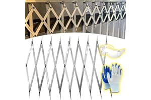 EAEREC 3/7/12 Point Center Finder Tool Upgraded-Picket Master Pro Woodworking Measurement Kit with Adjustable Arms, DIY Projects & Crafting 1"-12¾" Range Center Finding Equal Space Divider (9 Point)