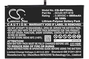FYIOGXG Cameron Sino Battery for Samsung Galaxy Tab A7 10.4 2020, SM-T500, SM-T505 PN:Samsung SCUD-WT-N19 6800mAh / 26.18Wh