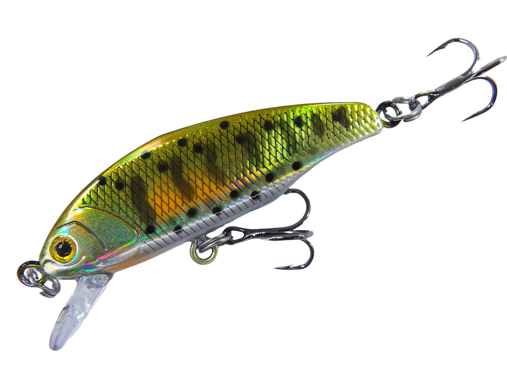 momolures Trout Fishing Lure Flat Sinking Minnow 44mm 4.4g Tungsten Sinker ST-36BC #14 Hook equipped (YAMAME ORANGE)
