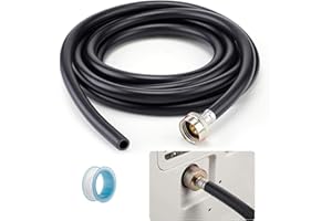 APIPI Leakproof Dehumidifier Drain Hose 3/4" FHT - 12 FT Thickened Dehumidifier Hose with Rustproof Durable Connector, No Kink and Easily Coilable, Fits for Most of Dehumidifiers