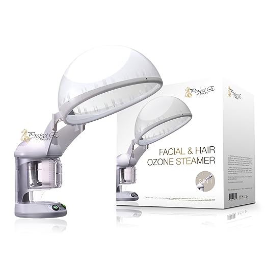 Project E Beauty Personal 2 in 1 with O3 Ozone Steamer Device Home or Salon Use