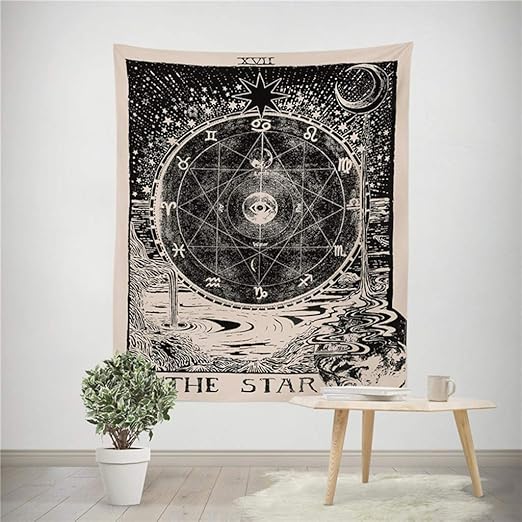 Hjer Constelacion Patron De Fondo Decorationtapestry Ins Pared