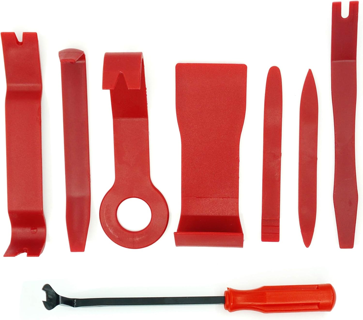 8pcs Auto Trim Door Panel Window Molding Upholstery Fastener Clip