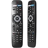 New Universal Remote Control for Philips TV Remote Replacement for LCD LED 4K UHD Smart TV NH500UP