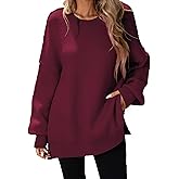 Libsorge Womens Oversized Mockneck Cute Cable Knit Sweater Winter Fall 2025 Ladies Dressy Casual Lightweight Pullover Tops