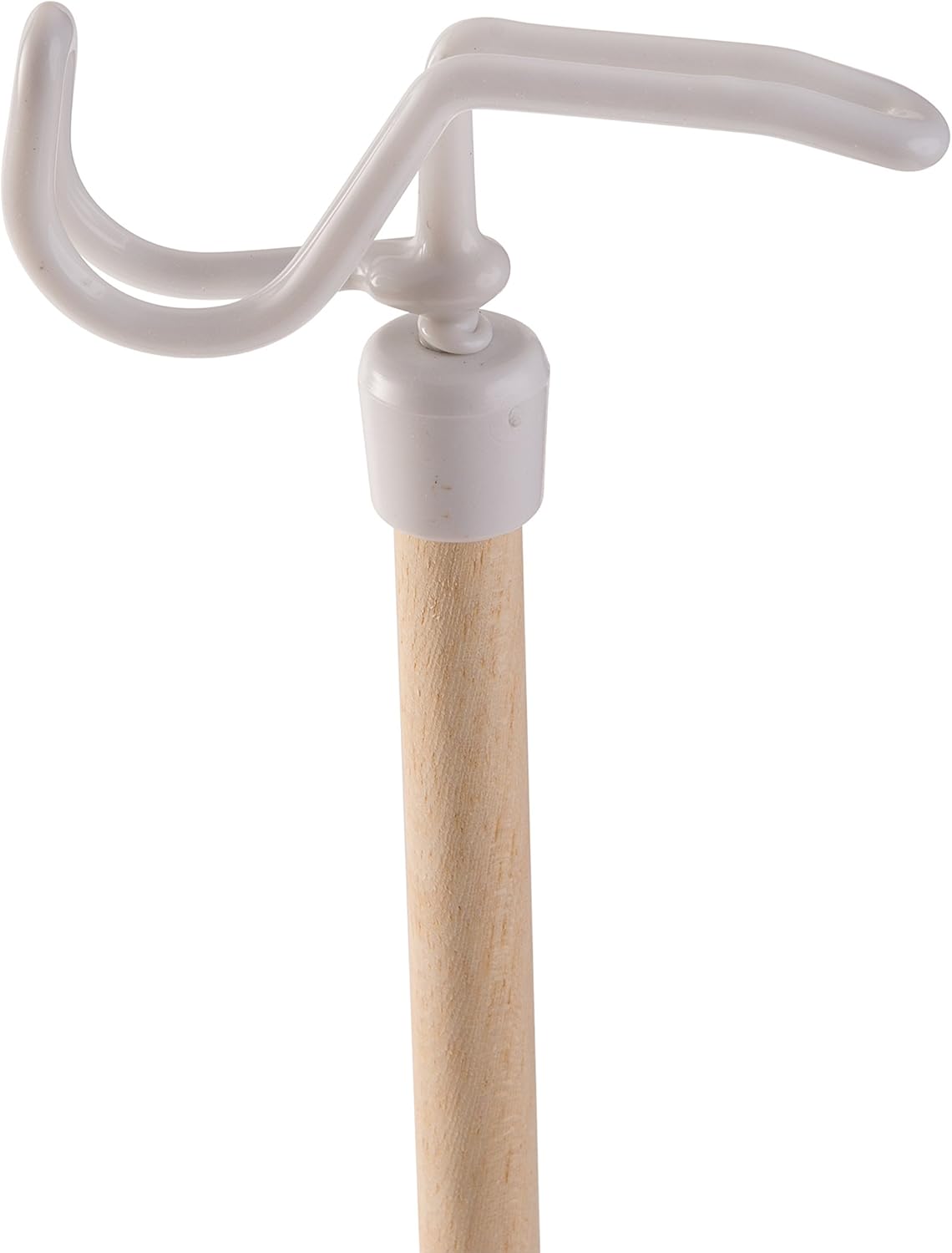 DMI Wood Dressing Stick with Metal and Vinyl Hooks, Lightweight Aid for Dressing and Retrieving Items, 27 Inches: Health & Personal Care