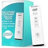 Nicotests Ultra-Sensitive Smoking Test Kit - Saliva Nicotine Smoking Test - Most-Sensitive 10 ng Test - 5-Pack