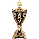 TERSCHELLING Frankincense Resin Incense Burner,Bakhoor Burner, Charcoal Incense Burner, Portable Incense Censer - for Yoga,Spa Aromatherapy,Office & Home Decor(Black)