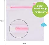 Little Gubbins 20 Reusable Baby Wipes + Free Laundry Bag 20x20cm view 3