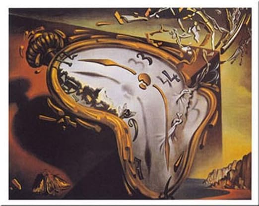 Affiche Salvador Dali 'Les Montres Molles' 70x50 Cm - Reproduction D'Art | Decoration Murale Originale