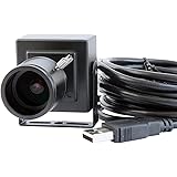 ELP C&aacute;mara Usb de Seguridad HD 2.0 Mp 1920x1080P IR-Cut 2.8mm-12mm Lente Varifocal Manual Con Estuche de Metal